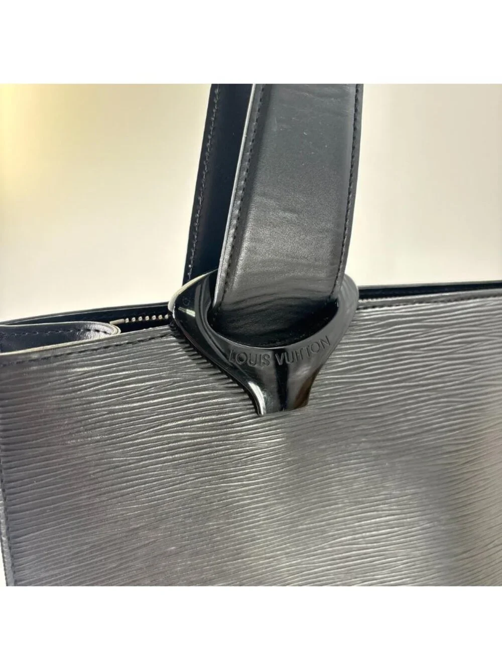 Louis Vuitton Epi Gemmo Black Business Tote Bag
